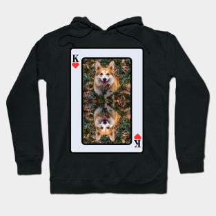 Corgi King Of Hearts Hoodie